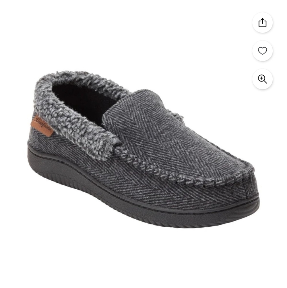 Dearfoams Men's Memory Foam Slipper